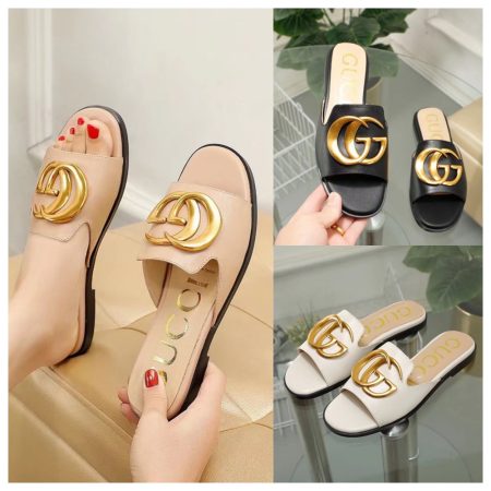 High quality slippers size:5-11 with box GUI #31474