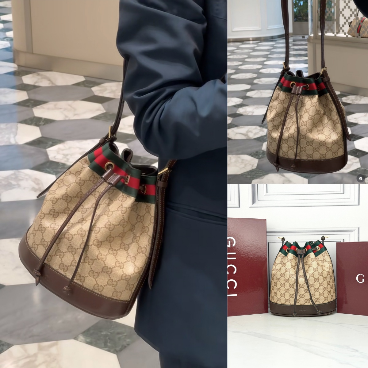 High quality bucket bag size:16cm/20cm GUI #31500 - Image 1