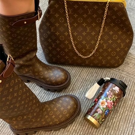High quality boots & shoulder bag set free shipping LOV #31501