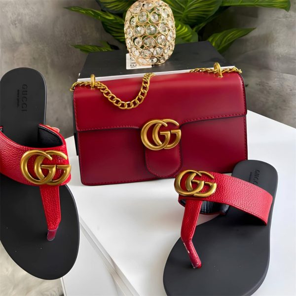 High quality slippers & shoulder bag free shipping GUI #31520