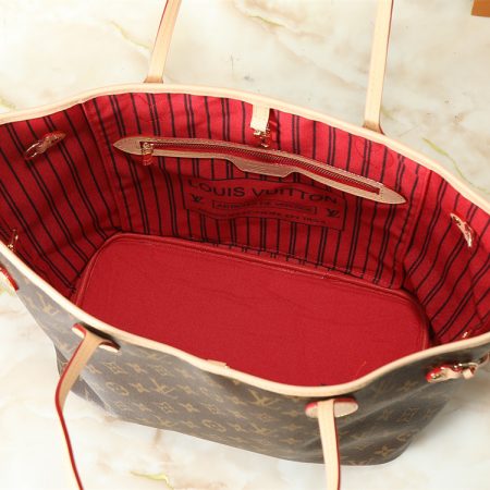 Top quality leather neverful Tote bag (with strap) size:31*28cm LOV #31526 - Image 4