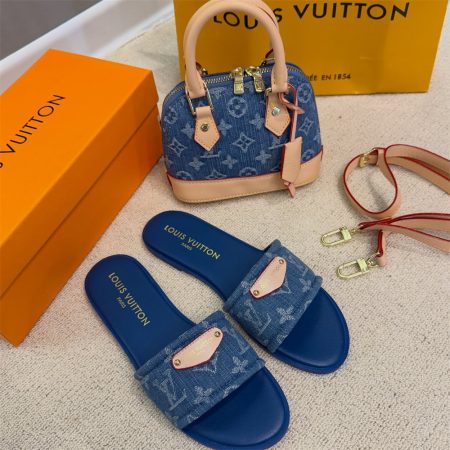 High quality slippers & mini handbag free shipping LOV #31532