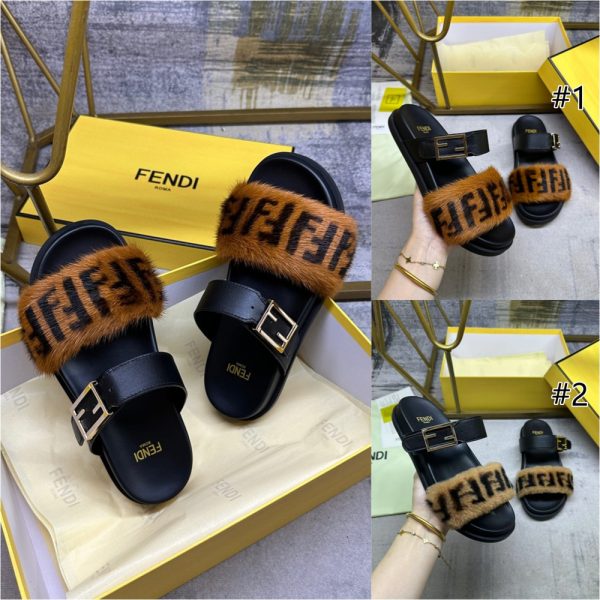 High quality couple slippers size:5-11 with box FEI #31556