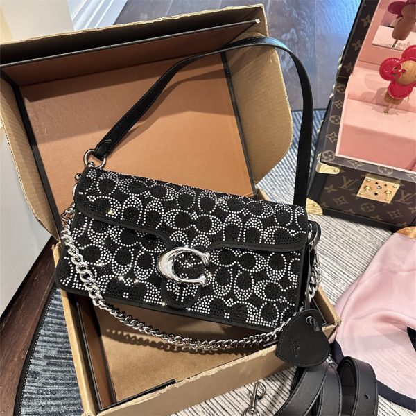 High quality diamond shoulder bag size:26*13.5cm COH #31612