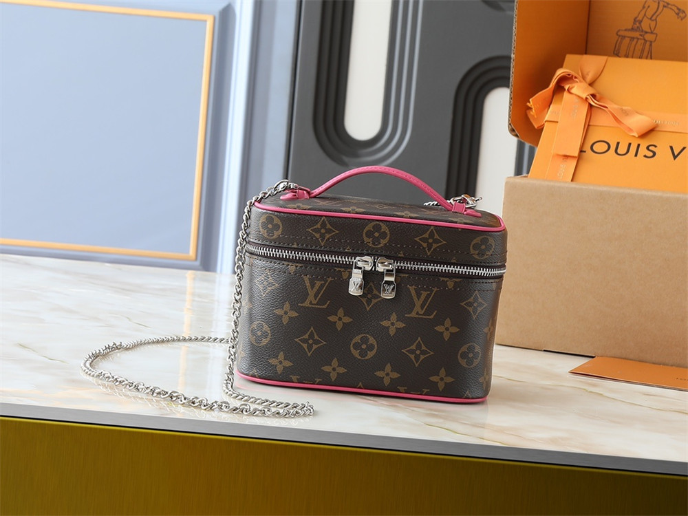 High quality Trolley case & luggage bag & makeup bag set free shipping LOV #31615 - Image 2