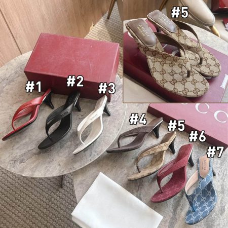 High quality slippers size:5-11 with box GUI #C0586