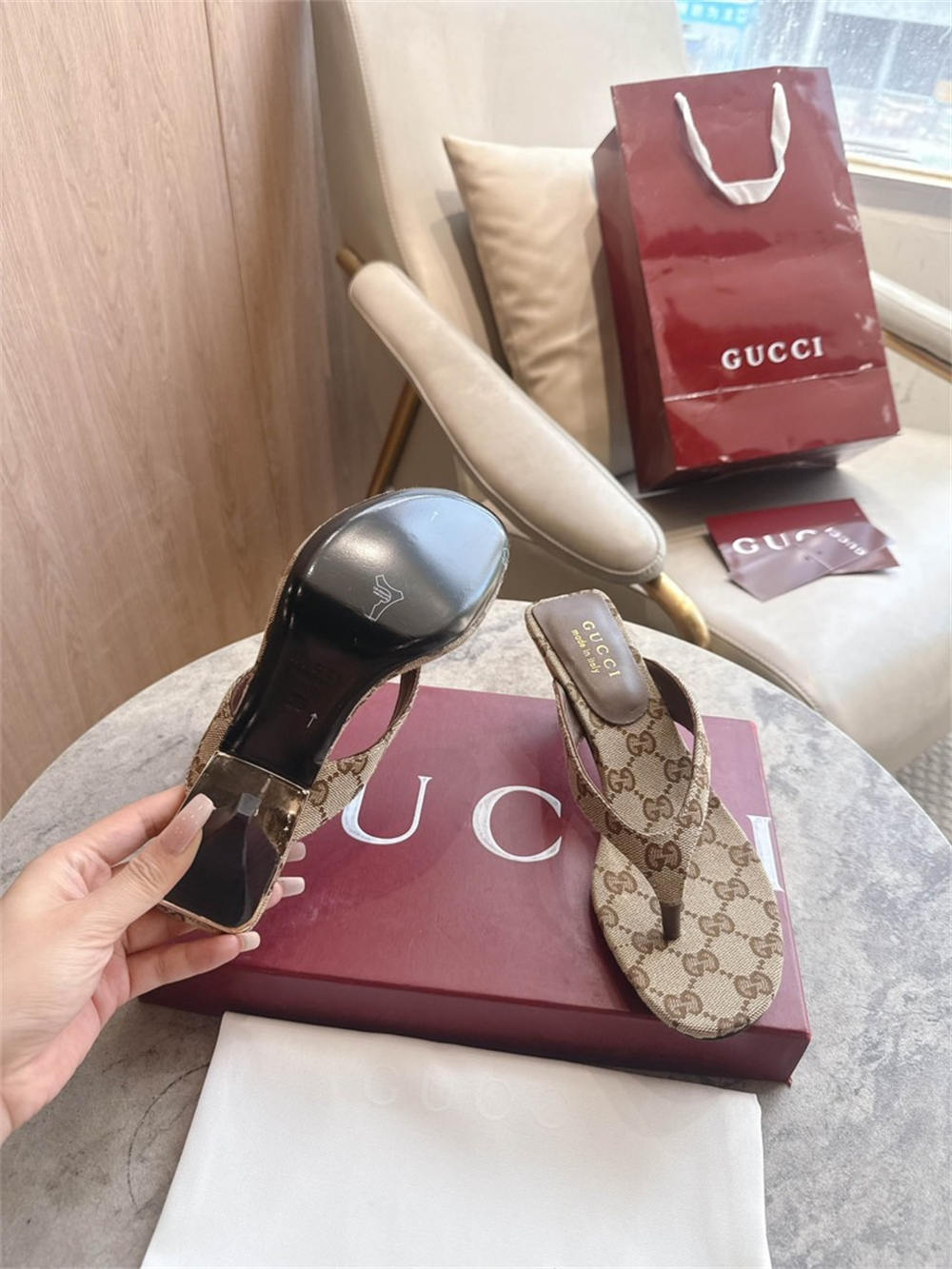 High quality slippers size:5-11 with box GUI #C0586 - Image 5
