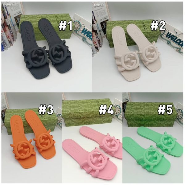 Wholesale slippers for women size:5-10 (NO box) GUI XY #C0722