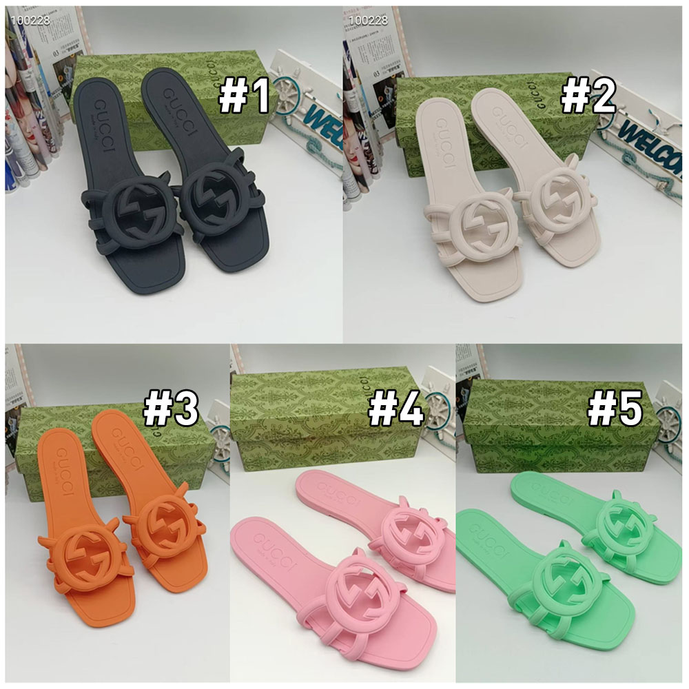 Wholesale slippers for women size:5-10 (NO box) GUI XY #C0722 - Image 1