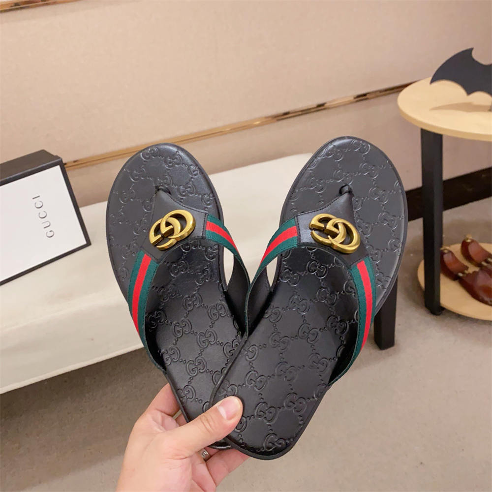 High quality slippers for men size:7-11 with box GUI  #C0737 - Image 4