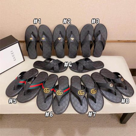 High quality slippers for men size:7-11 with box GUI  #C0737 - Image 2