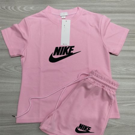 Wholesale cotton sport short suit for women Size:S-XL NIK WYS  #C0745 - Image 3