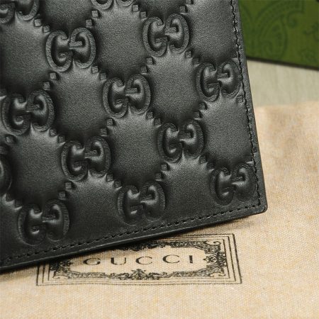 Top quality leather wallet with box for men size:11*10cm GUI #C0746 - Image 4