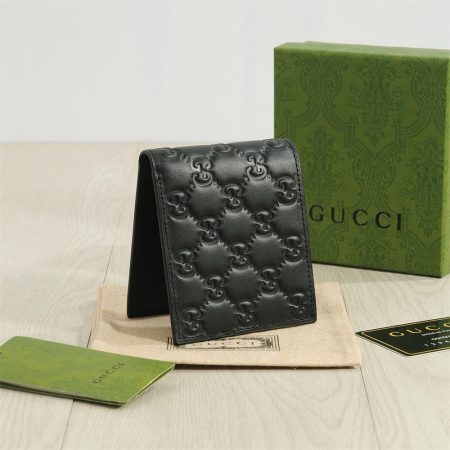 Top quality leather wallet with box for men size:11*10cm GUI #C0746 - Image 5