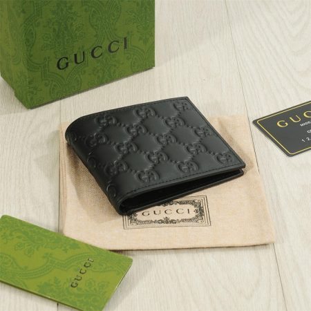 Top quality leather wallet with box for men size:11*10cm GUI #C0746 - Image 6