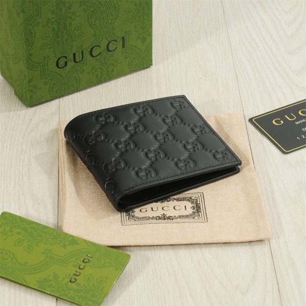 Top quality leather wallet with box for men size:11*10cm GUI #C0746