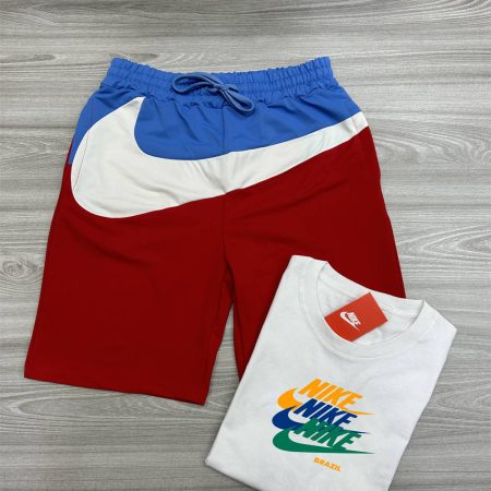 Wholesale cotton sport short suit Size:M-3XL NIK WYS  #C0798