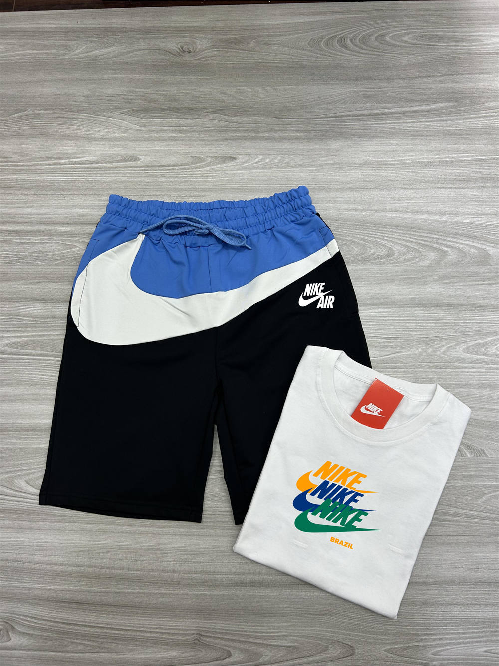 Wholesale cotton sport short suit Size:M-3XL NIK WYS  #C0798 - Image 3