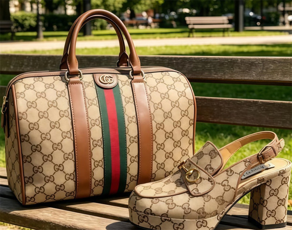 High quality sandals & shoulder bag set free shipping GUI #X1556 - Image 1
