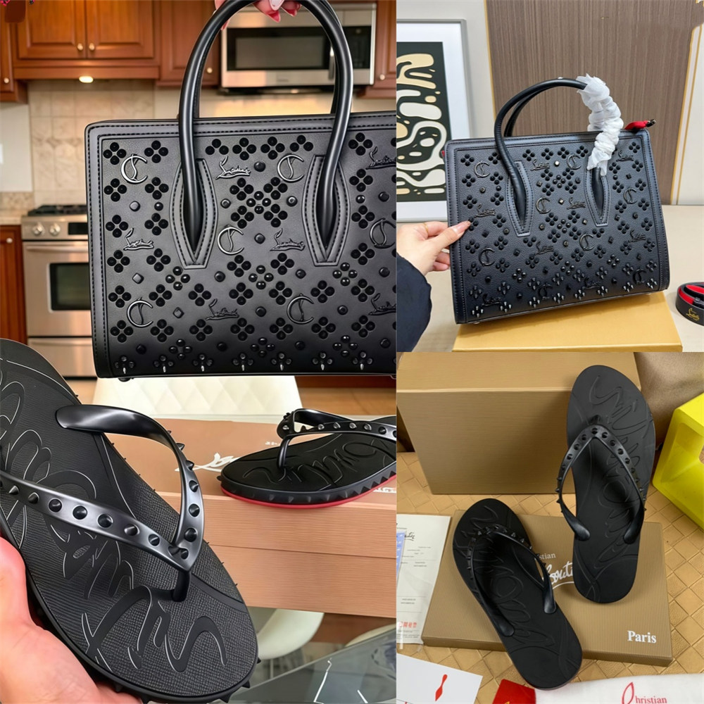 High quality slippers & Tote bag set free shipping CLN #X1558 - Image 1