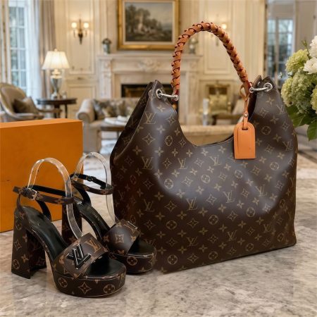 High quality sandal & tote bag set free shipping LOV #X1559