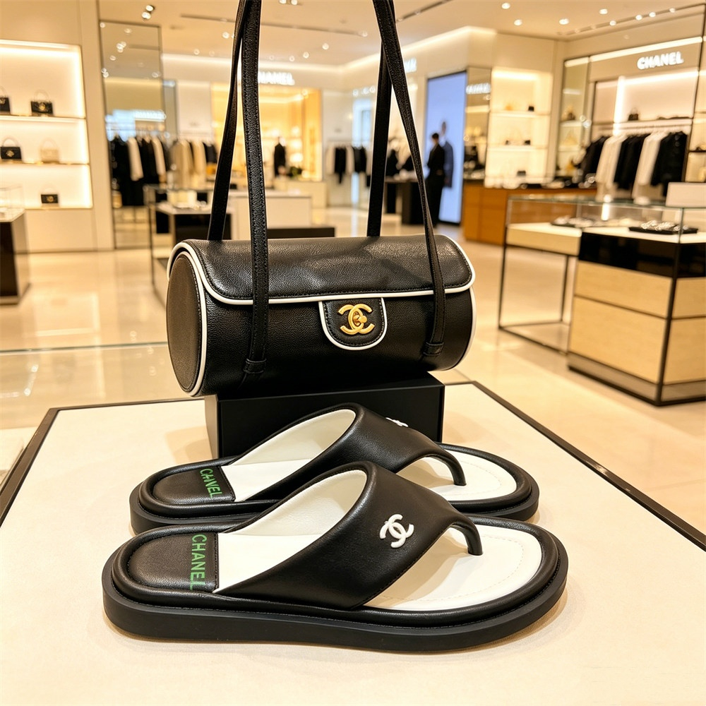 High quality slipper & shoulder bag set free shipping CHL #X1588 - Image 3