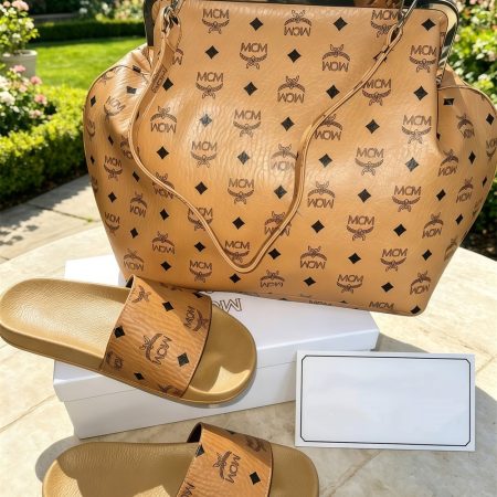 High quality slippers & bag set free shipping MCI #X1597