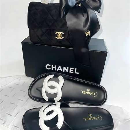 High quality slipper & shoulder bag set free shipping CHL #X1598