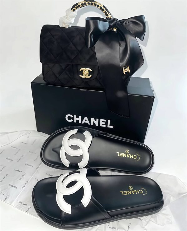 High quality slipper & shoulder bag set free shipping CHL #X1598