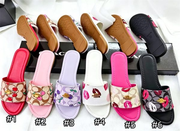 Wholesale slippers for women size:5-11 with box COH #X1606