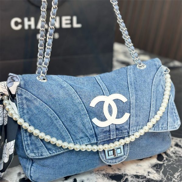 High quality denim  bag size:32*18cm CHL DS #X1613