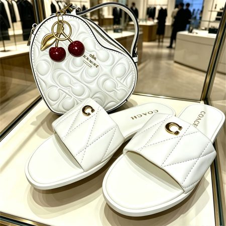 High quality slippers & shoulder bag free shipping COH #X1626