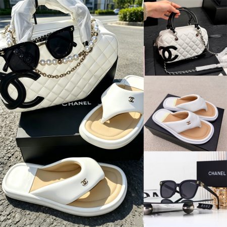 High quality slipper & shoulder bag &  set free shipping CHL #X1644