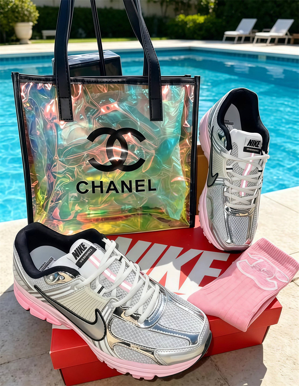 High quality sneaker & Tote bag free shipping CHL  #X1648 - Image 1