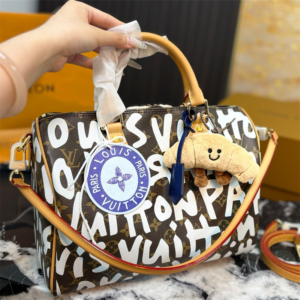High quality leather Handbag speedy size:30*19cm LOV #X1653 - Image 1