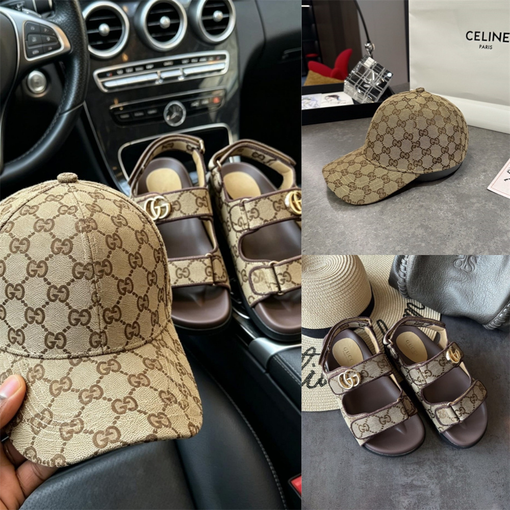 High quality sandals & hat set free shipping GUI #Z0770 - Image 5