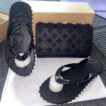 High quality slippers & shoulder bag free shipping CLN #Z0797