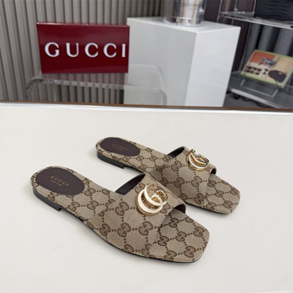 High quality slipper size:5-11 with box GUI #Z0807