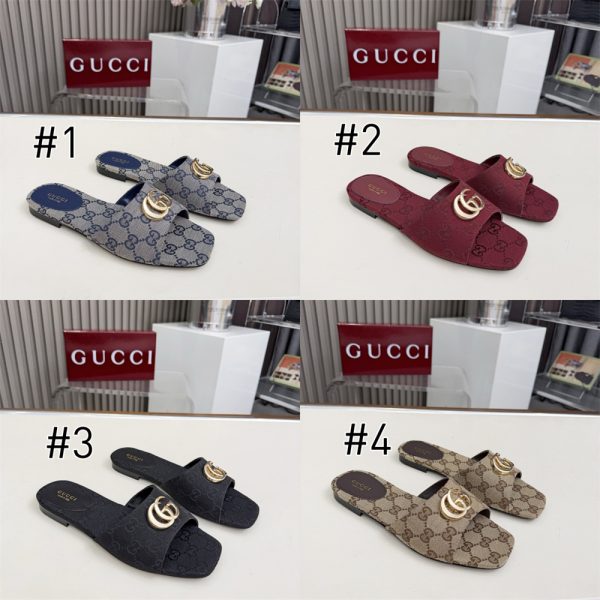 High quality slipper size:5-11 with box GUI #Z0807