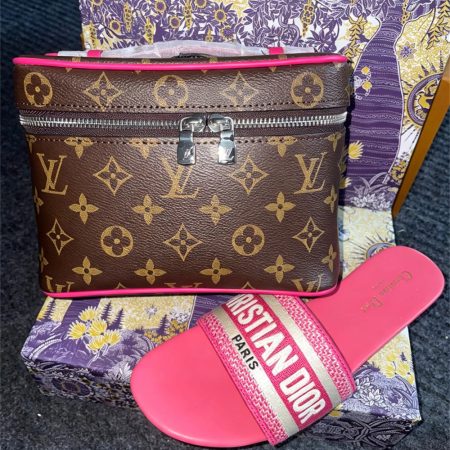 High quality slipper & makeup bag free shipping LOV&DIR #Z0834 - Image 6