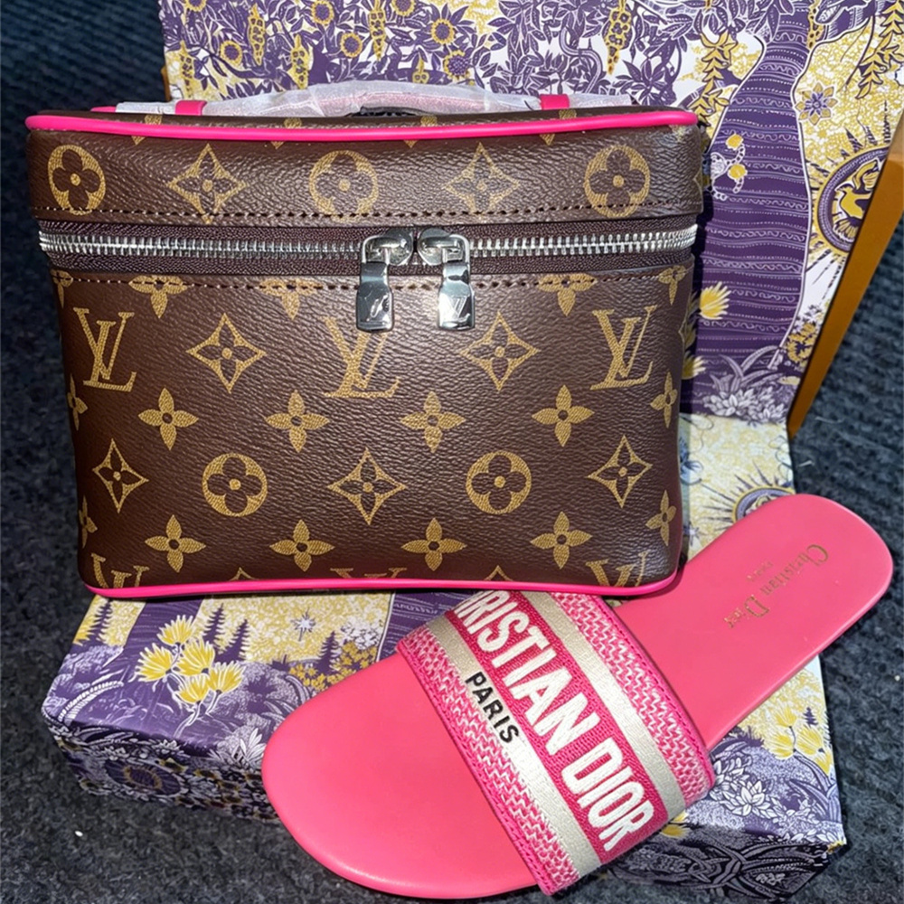 High quality slipper & makeup bag free shipping LOV&DIR #Z0834 - Image 6