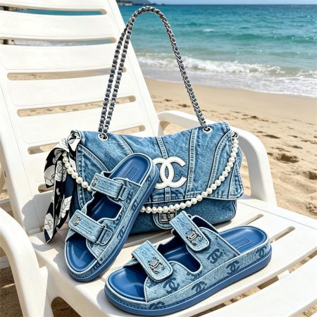 High quality slipper & shoulder bag set free shipping CHL #Z0820 - Image 3