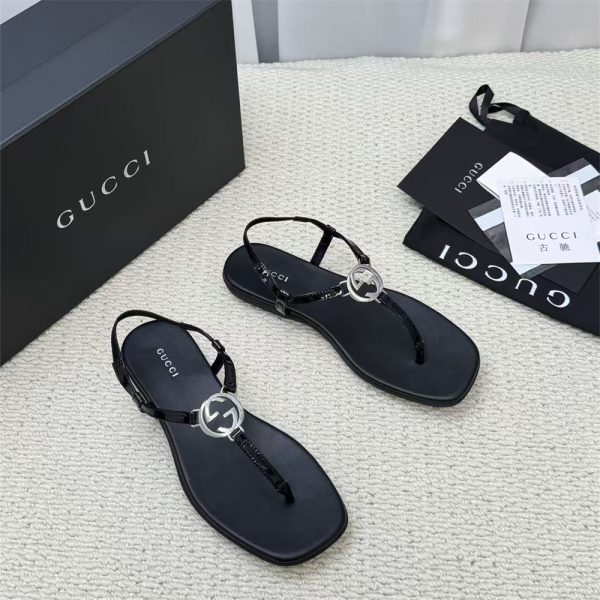 High quality sandals size:5-9 with box GUI #Z0821
