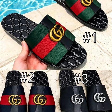 High quality slippers size:5-11 with box GUI  #Z0842