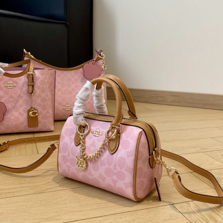 Pink Speedy Boston Pillow Bag Size:17.5*12.5*10cm#BO001 - Image 2