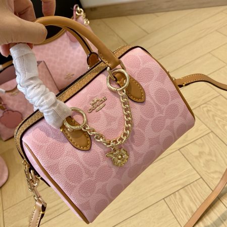 Pink Speedy Boston Pillow Bag Size:17.5*12.5*10cm#BO001 - Image 3