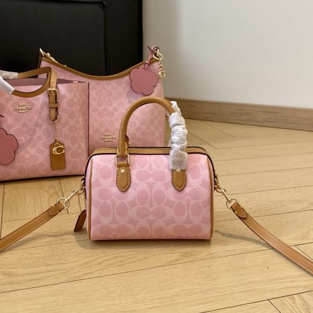 Pink Speedy Boston Pillow Bag Size:17.5*12.5*10cm#BO001 - Image 4