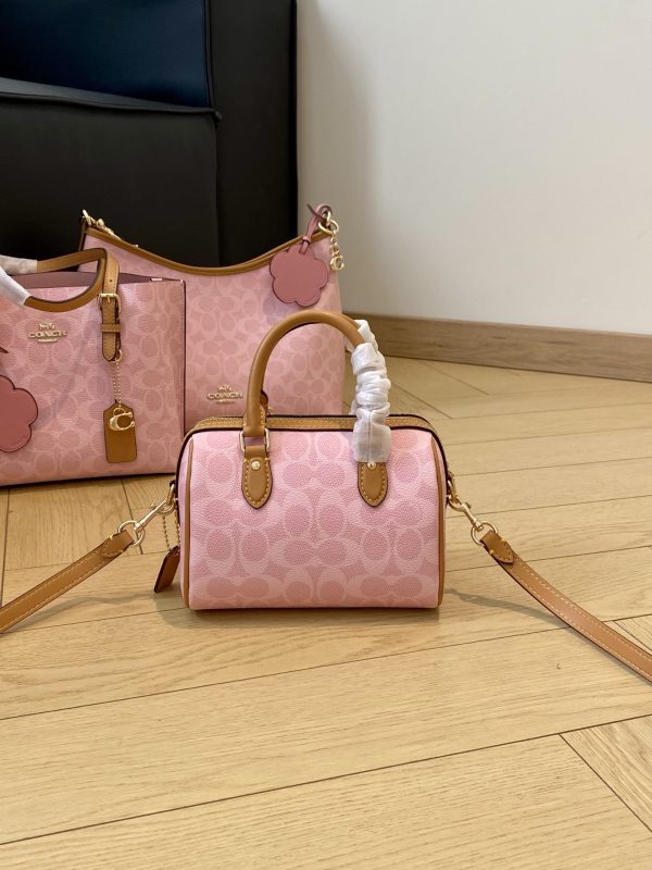 Pink Speedy Boston Pillow Bag Size:17.5*12.5*10cm#BO001