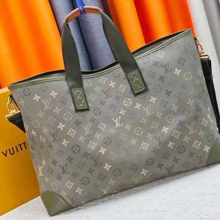 L Green Tote 55x35x19cm #29269 - Image 2